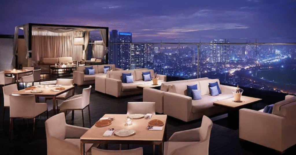 Asilo – The St. Regis, Lower Parel. Luxurious rooftop restaurants in mumbai.